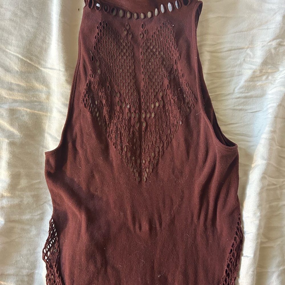 SavageXFenty Rum Maxi Sexy Fitting Dress